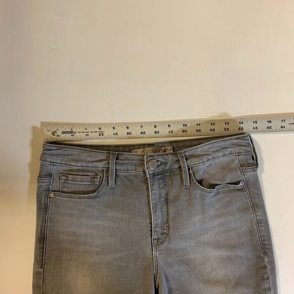 Athleta Sculptek Skinny #158935 Grey Wash‎ Hiking Travel Commute Jean Size 6 - Picture 11 of 14
